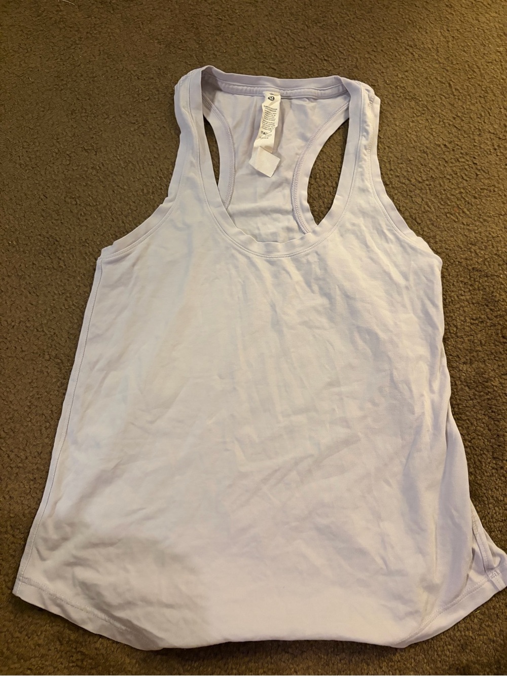 lululemon athletica Light Lavender Racerback Tank
